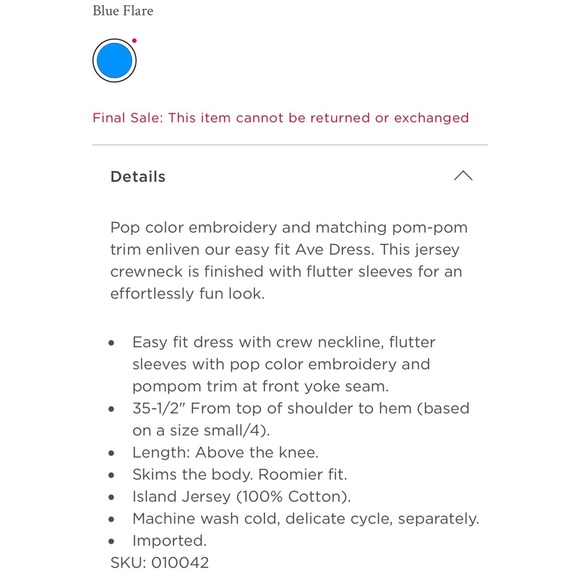 NWT! Lilly Pulitzer Ave Dress, XXS - Picture 10 of 10